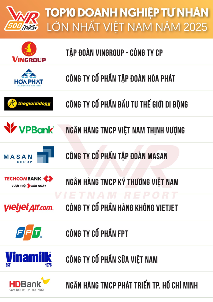 Tập đoàn Hòa Phát nằm trong top 10 doanh nghiệp lớn nhất Việt Nam- Ảnh 1.