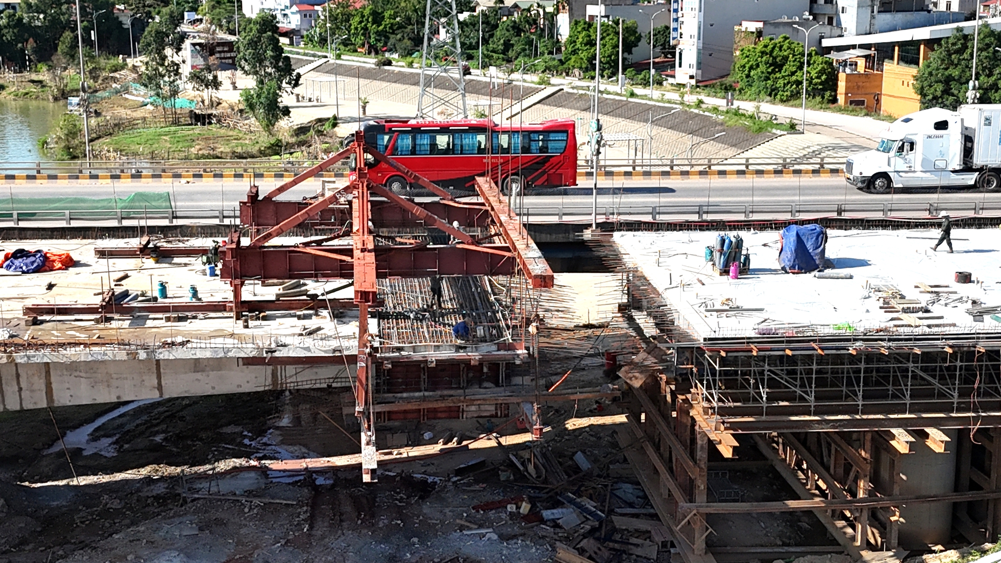 Sau khi được kiểm tra, cầu Xương Giang trên cao tốc Hà Nội - Bắc Giang thi công ra sao?- Ảnh 11.