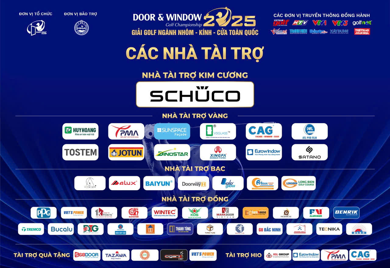 Door & Window Golf Championship 2025 chuẩn bị khởi tranh với giải thưởng gần 5 tỷ đồng- Ảnh 3. Door & Window Golf Championship 2025 chuẩn bị khởi tranh với giải thưởng gần 5 tỷ đồng- Ảnh 3.