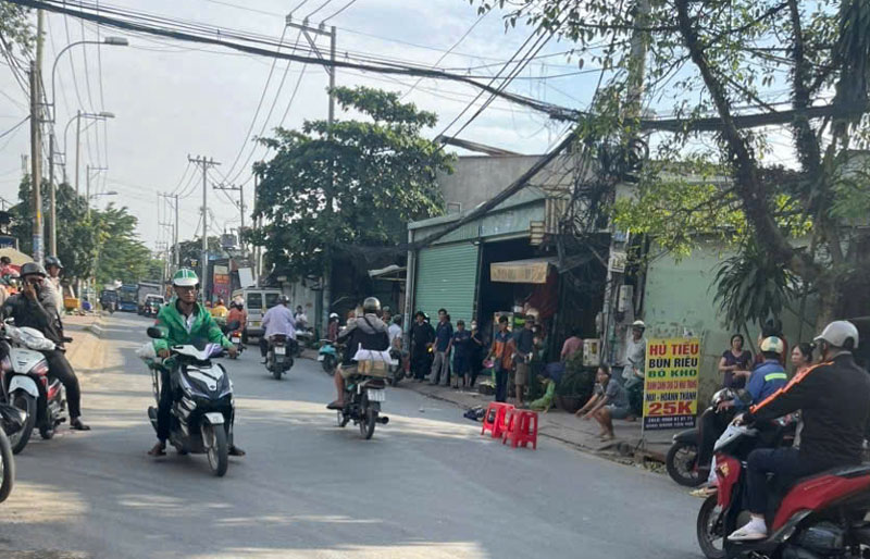 Hiện trường vụ tai nạn - Ảnh: Anh Vũ. Hiện trường vụ tai nạn - Ảnh: Anh Vũ.