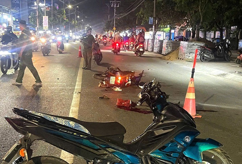 Hiện trường vụ tai nạn. Hiện trường vụ tai nạn.