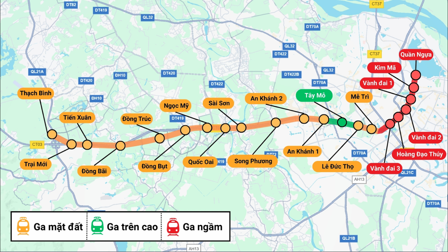 Nhà đầu tư đổ về Hòa Lạc săn đất nền đón sóng Metro- Ảnh 1.