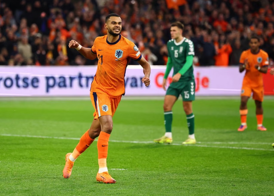 Thắng đậm Lithuania, Hà Lan chính thức giành vé dự World Cup 2026- Ảnh 1. Thắng đậm Lithuania, Hà Lan chính thức giành vé dự World Cup 2026- Ảnh 1.