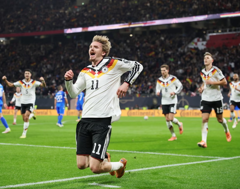 Thắng hủy diệt Slovakia, Đức chính thức giành vé dự World Cup 2026- Ảnh 1. Thắng hủy diệt Slovakia, Đức chính thức giành vé dự World Cup 2026- Ảnh 1.