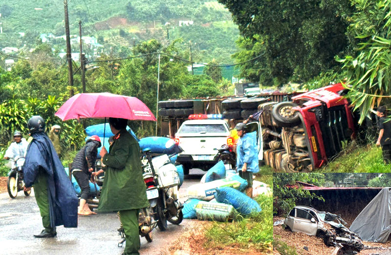 Hiện trường vụ tai nạn. Hiện trường vụ tai nạn.