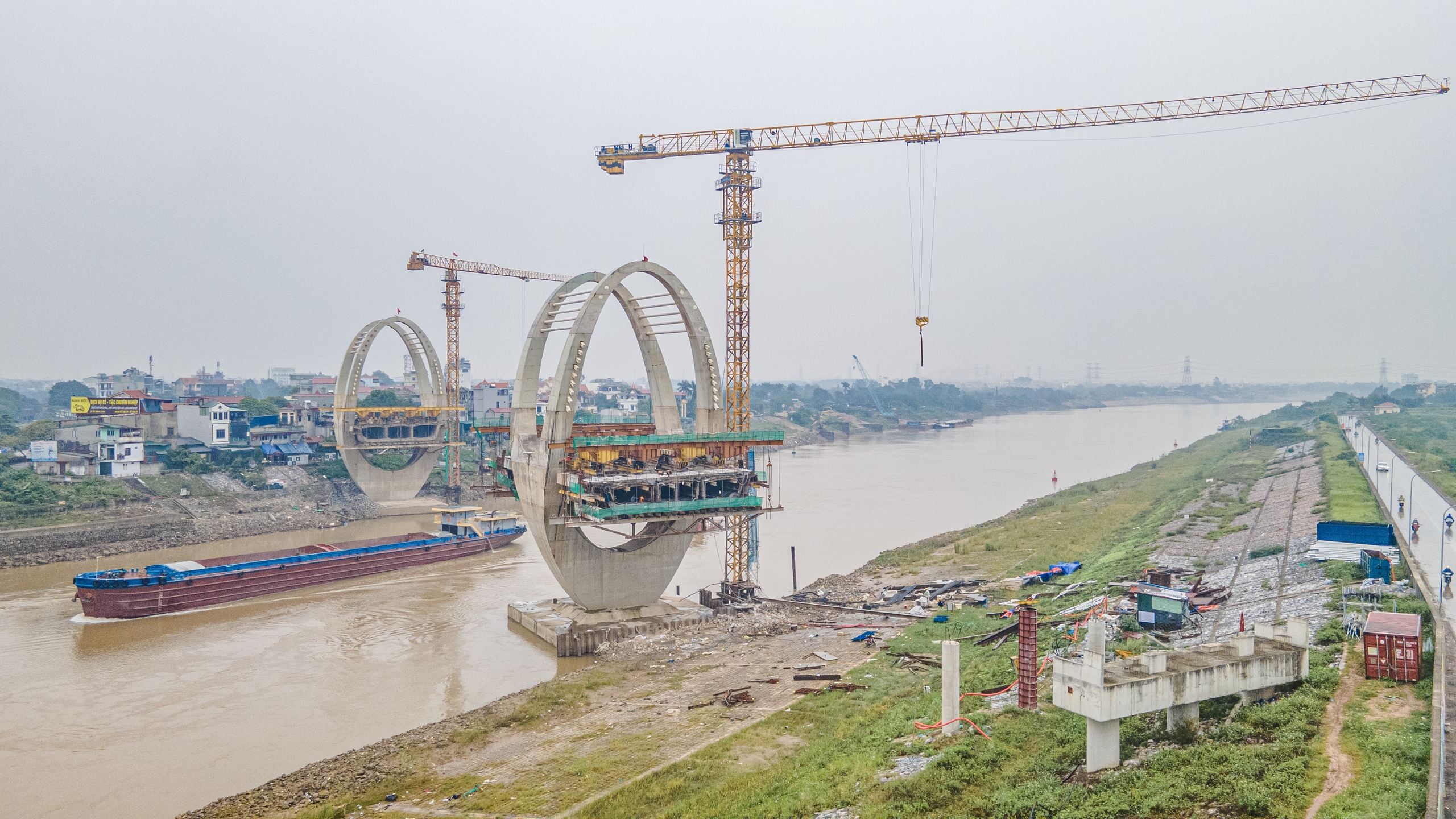 Dự án cầu Đuống “giậm chân tại chỗ”: Mặt bằng chưa xong, tiến độ kéo dài thêm 1 năm- Ảnh 13.