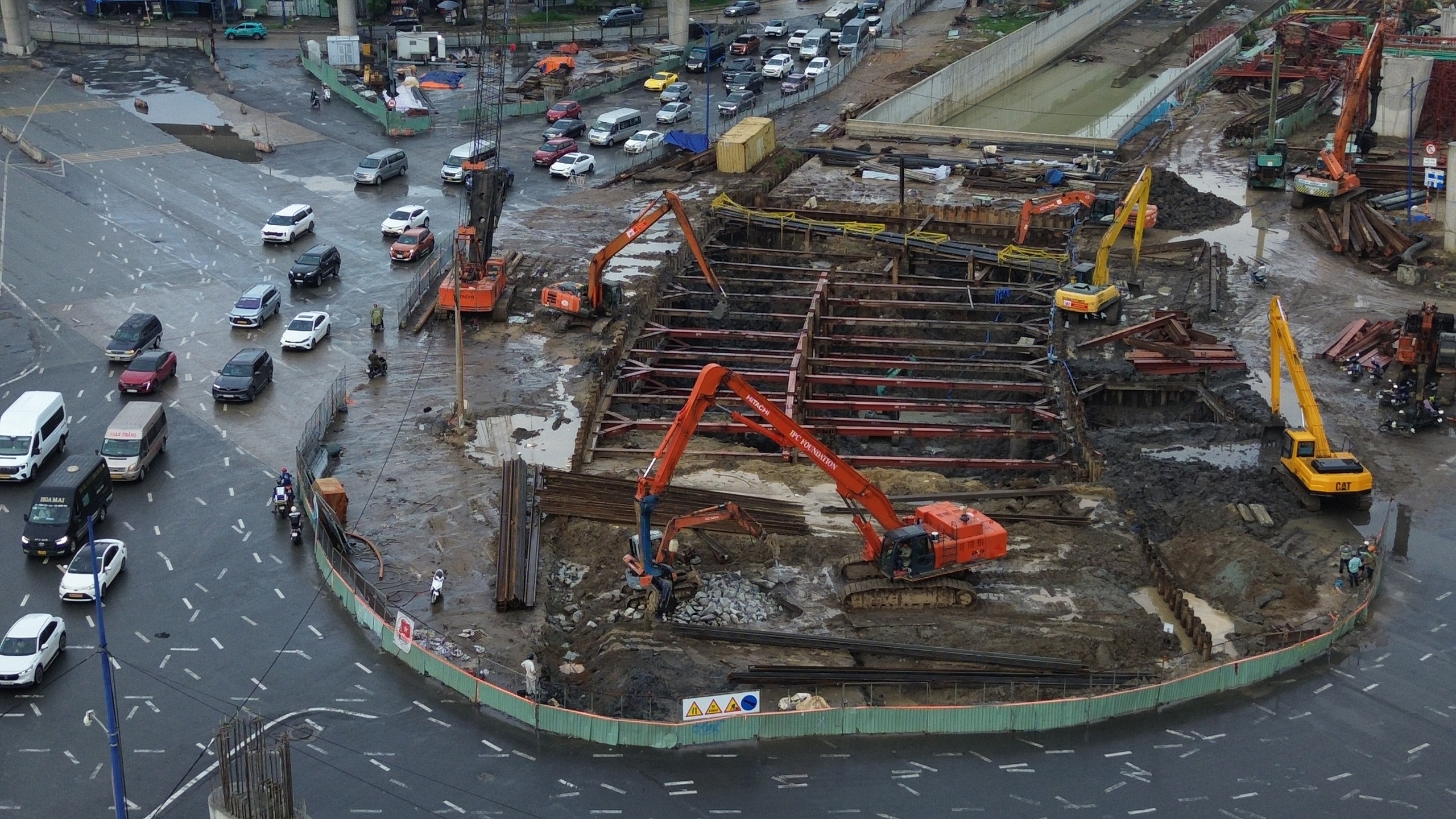 Ngắm đại công trường An Phú từ trên cao: Các trục giao thông lớn đang nối nhịp- Ảnh 9.