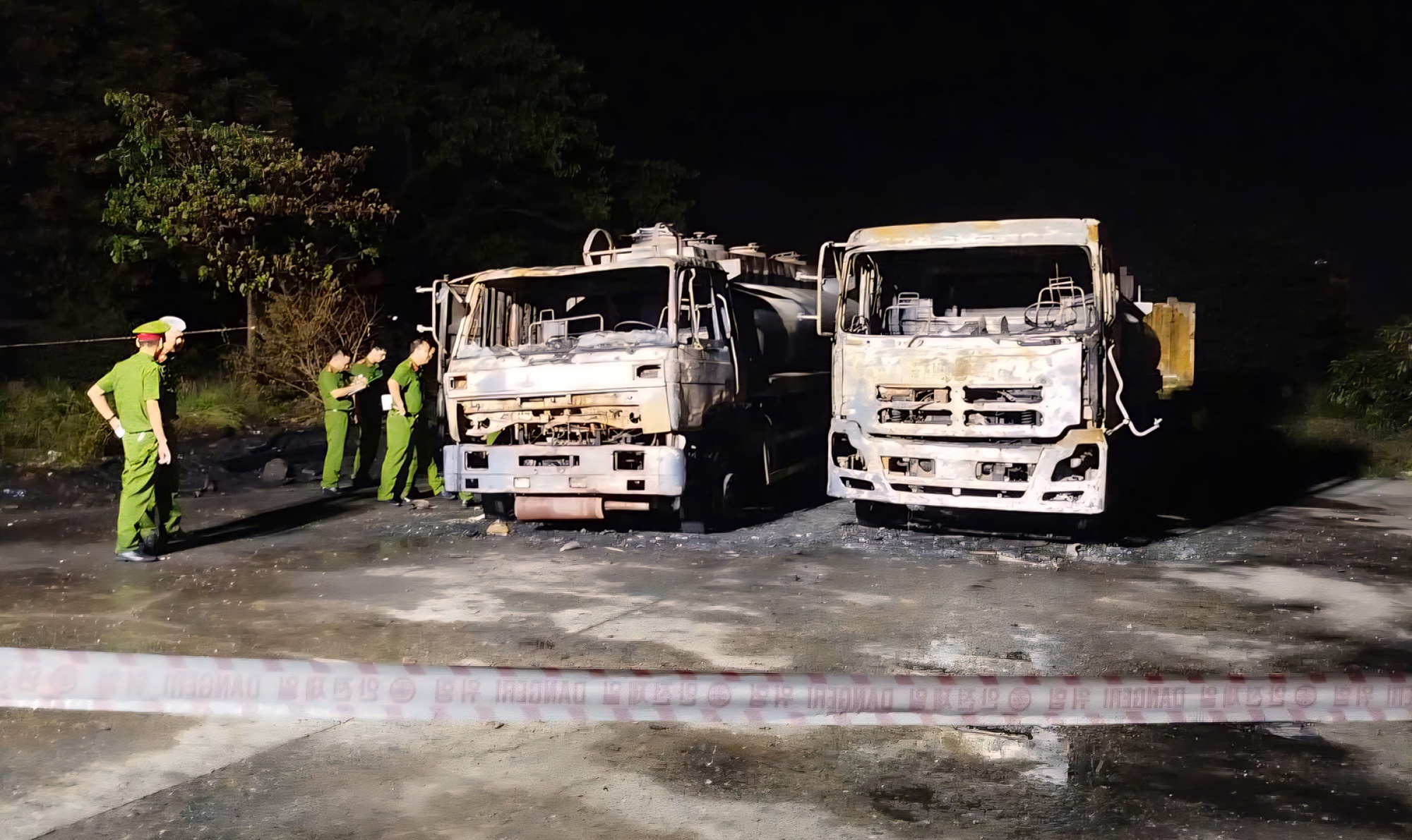 Thông tin bất ngờ vụ cháy hai xe bồn chở xăng dầu ở Đà Nẵng- Ảnh 1.