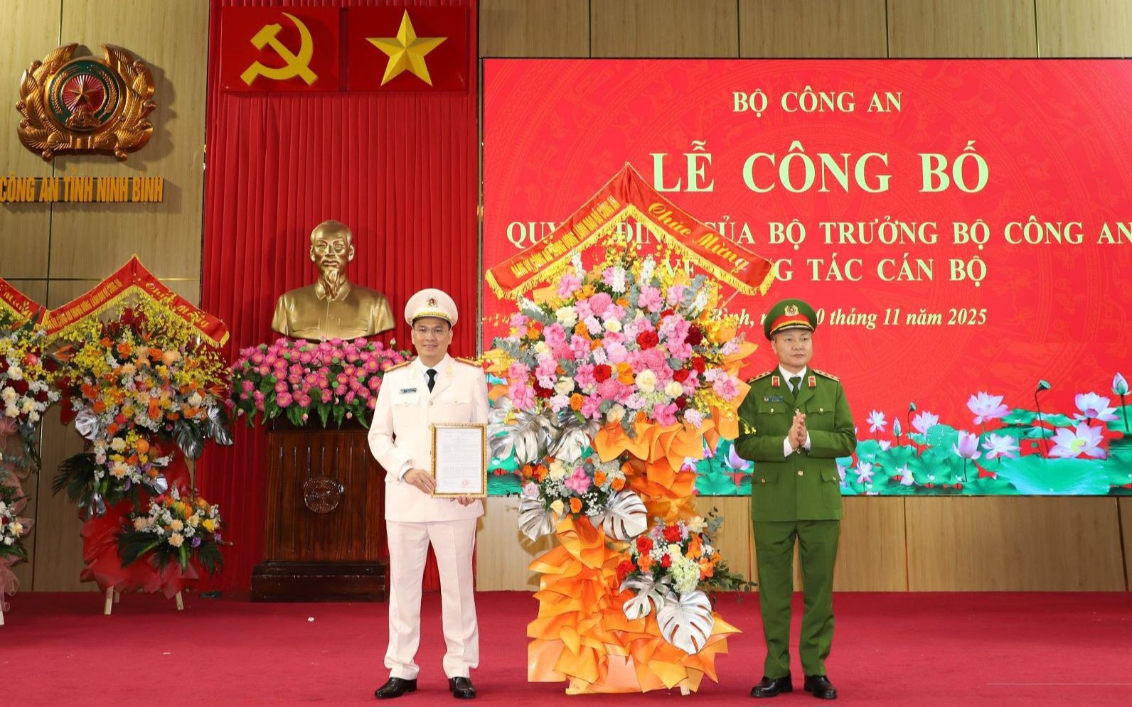 Ninh Bình: Bổ nhiệm Giám đốc Công an tỉnh