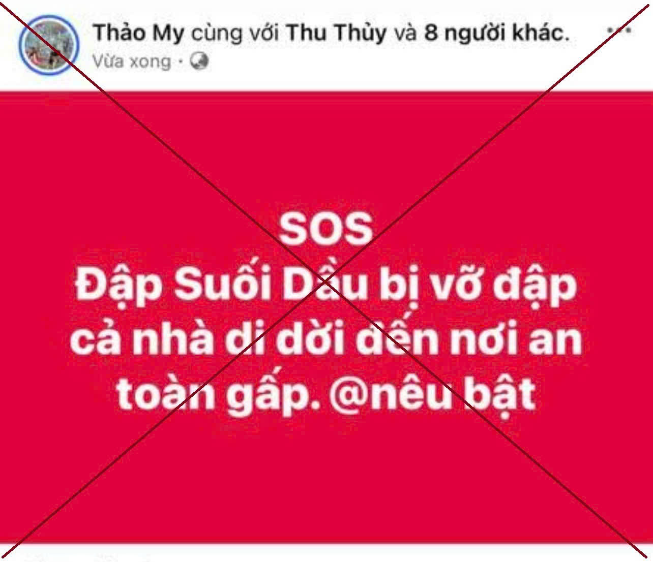 Khánh Hòa xác minh các đối tượng tung tin giả về “vỡ đập” trong mưa lũ- Ảnh 2.