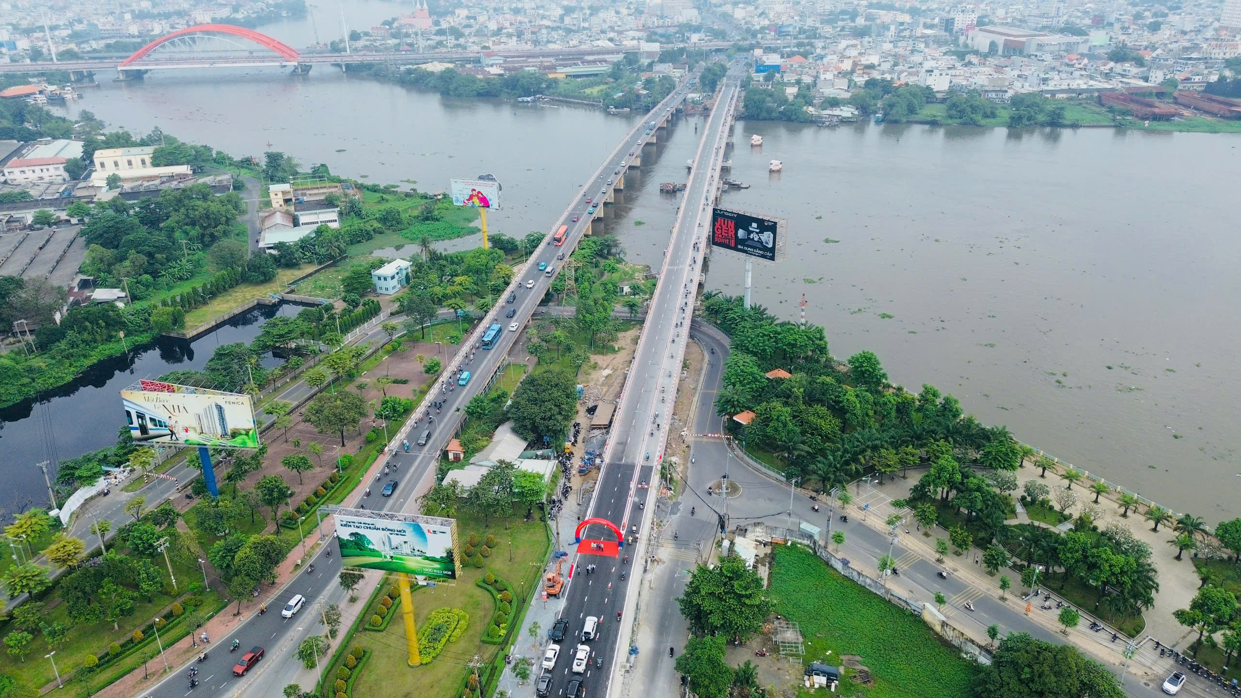 Thông xe cầu Bình Triệu 1 sau khi nâng tĩnh không lên 7m- Ảnh 1.