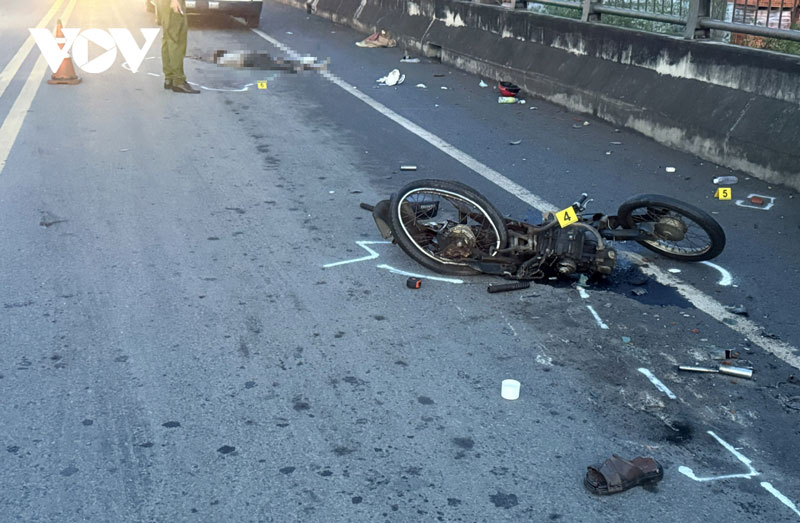 Hiện trường vụ tai nạn - Ảnh: VOV.