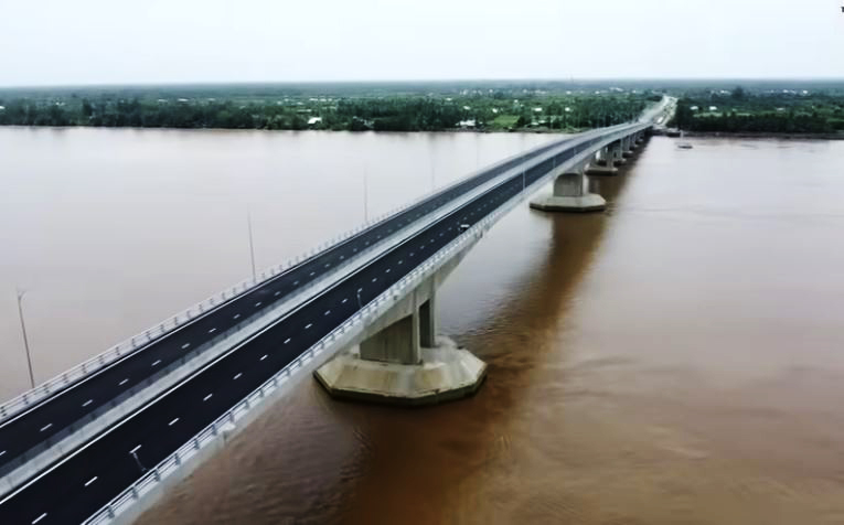 Cầu Đại Ngãi 2 đủ điều kiện thông xe ngày 19/12- Ảnh 1.