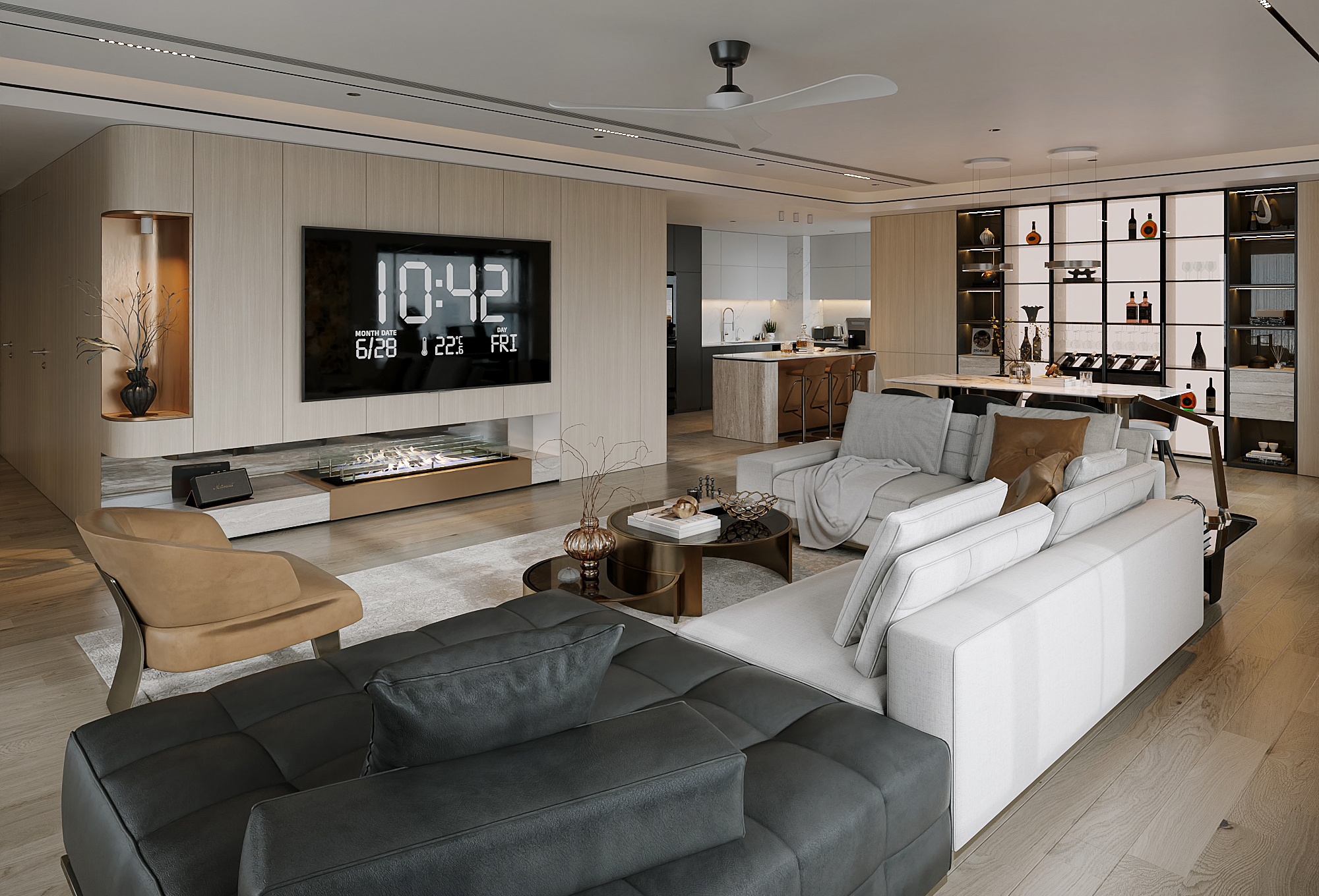 Tăng tính kết nối với không gian phòng khách mở- Ảnh 3.