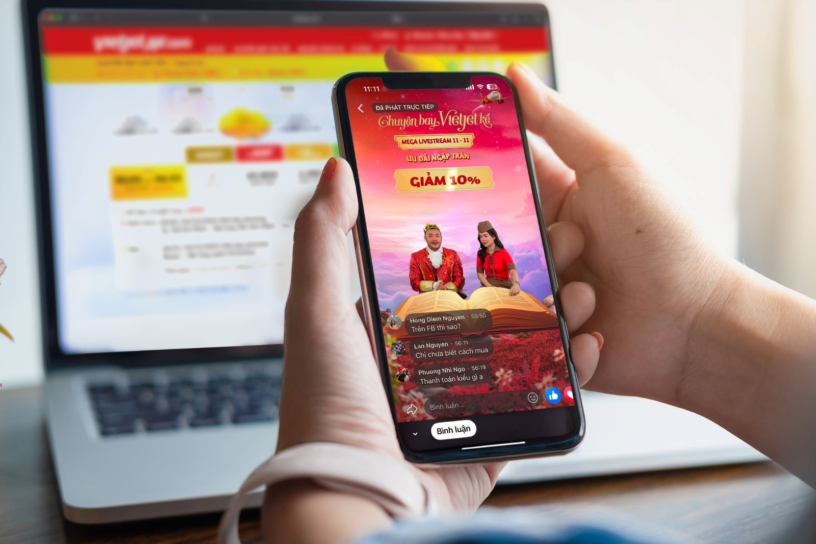 Vietjet tổ chức chuỗi livestream ưu đãi lớn nhất năm: Deal sốc độc quyền- Ảnh 1.