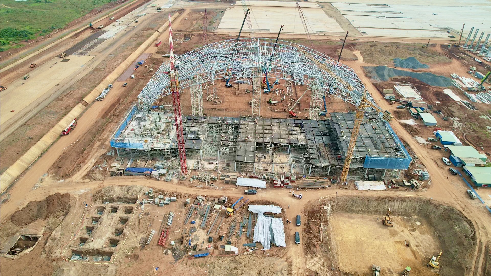 Ba ca bốn kíp đua tiến độ trên công trường dự án thành phần 4 sân bay Long Thành- Ảnh 3. Ba ca bốn kíp đua tiến độ trên công trường dự án thành phần 4 sân bay Long Thành- Ảnh 3.
