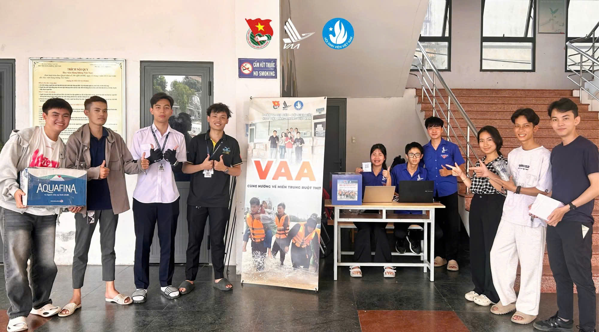 Học viện Hàng không Việt Nam hỗ trợ 6 tỷ đồng giúp miền Trung khắc phục mưa lũ- Ảnh 3. Học viện Hàng không Việt Nam hỗ trợ 6 tỷ đồng giúp miền Trung khắc phục mưa lũ- Ảnh 3.