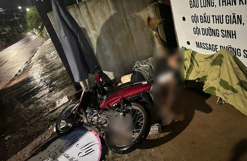 Hiện trường vụ tai nạn - Ảnh: ĐVCC.