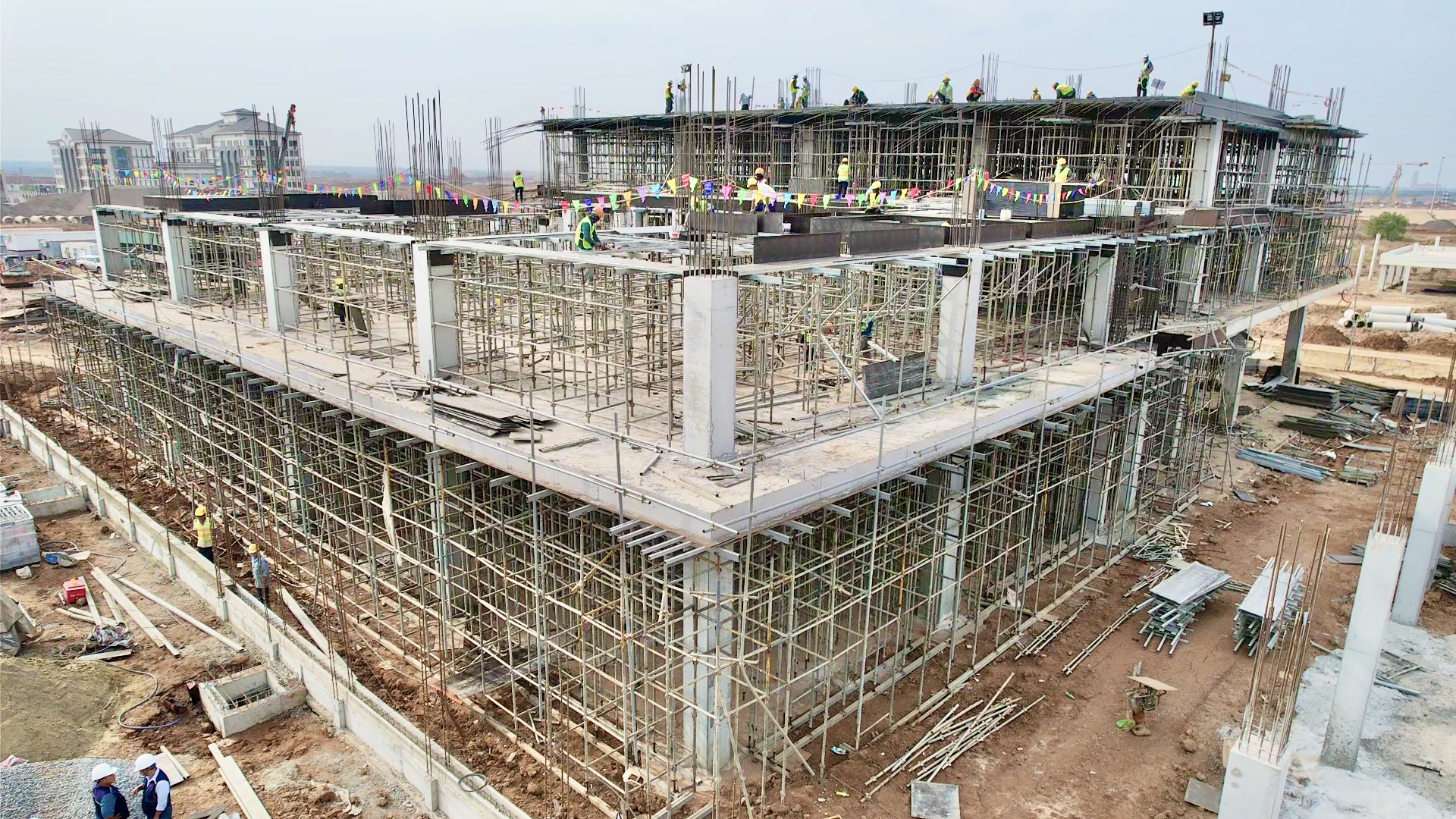 Dự án thành phần 4 sân bay Long Thành tăng tốc sau mưa, nhiều hạng mục bứt phá tiến độ- Ảnh 2.