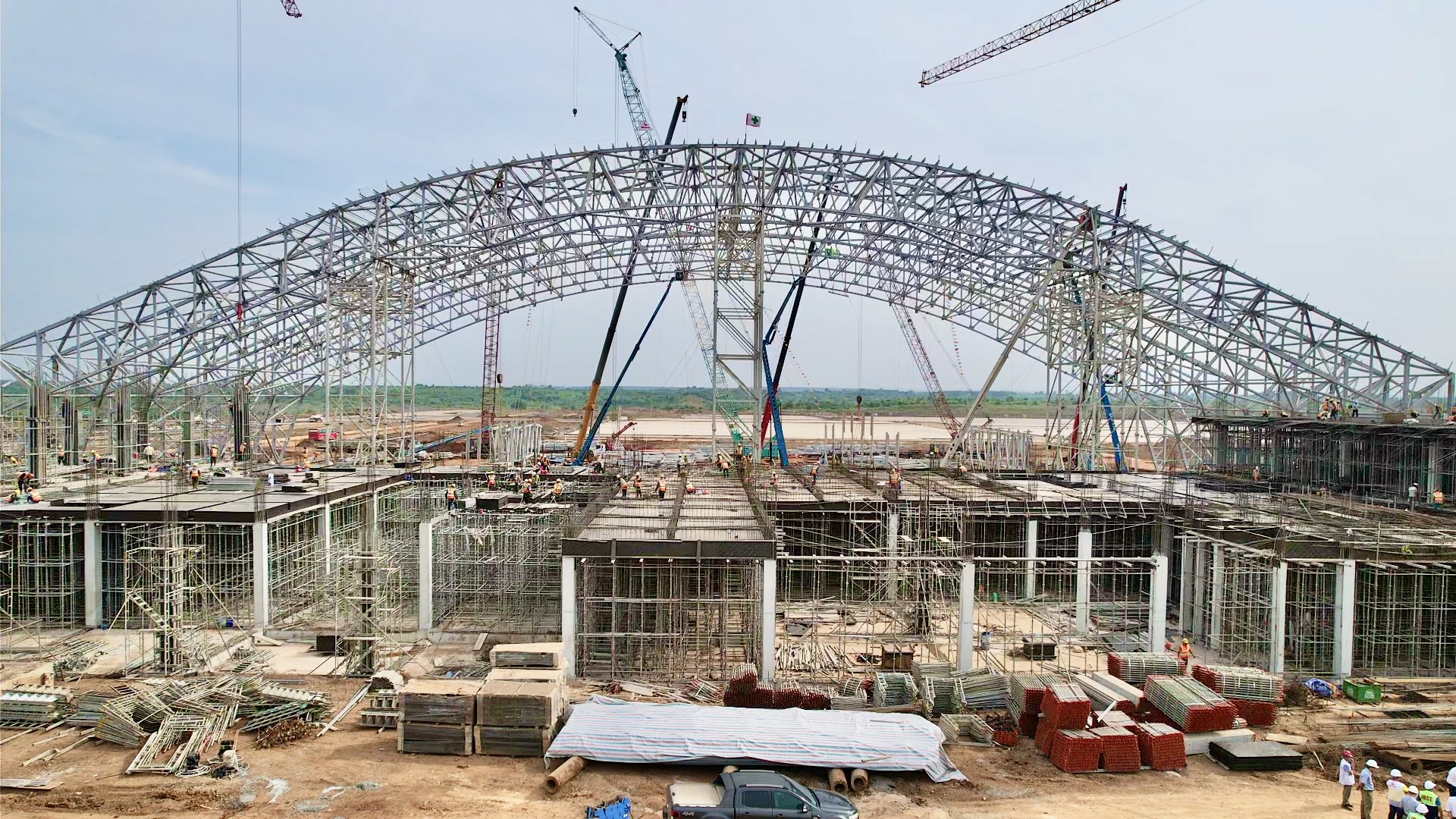 Dự án thành phần 4 sân bay Long Thành tăng tốc sau mưa, nhiều hạng mục bứt phá tiến độ- Ảnh 16.