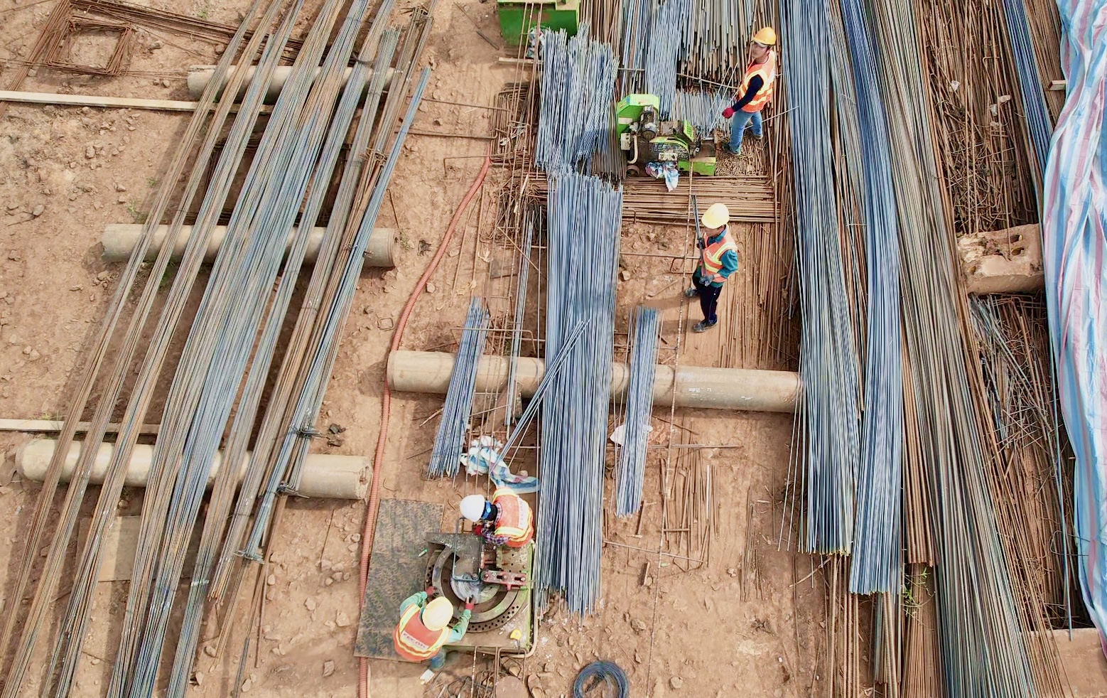 Dự án thành phần 4 sân bay Long Thành tăng tốc sau mưa, nhiều hạng mục bứt phá tiến độ- Ảnh 15.