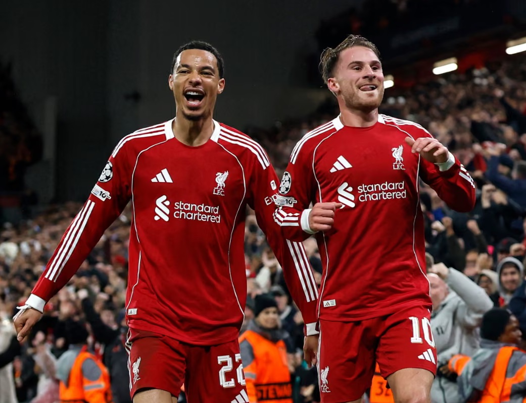 Mac Allister tỏa sáng, Liverpool đánh bại Real Madrid tại Champions League- Ảnh 2. Mac Allister tỏa sáng, Liverpool đánh bại Real Madrid tại Champions League- Ảnh 2.