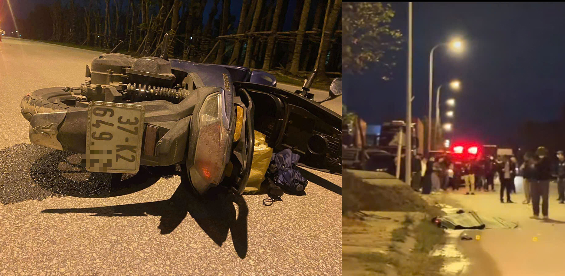 Xe máy đâm vào cột đèn, cô gái trẻ tử vong thương tâm- Ảnh 1. Xe máy đâm vào cột đèn, cô gái trẻ tử vong thương tâm- Ảnh 1.