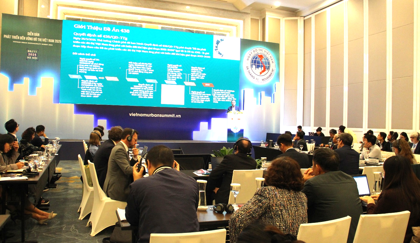 Đô thị an toàn và thích ứng biến đổi khí hậu hướng tới tăng trưởng xanh, bền vững- Ảnh 1. Đô thị an toàn và thích ứng biến đổi khí hậu hướng tới tăng trưởng xanh, bền vững- Ảnh 1.