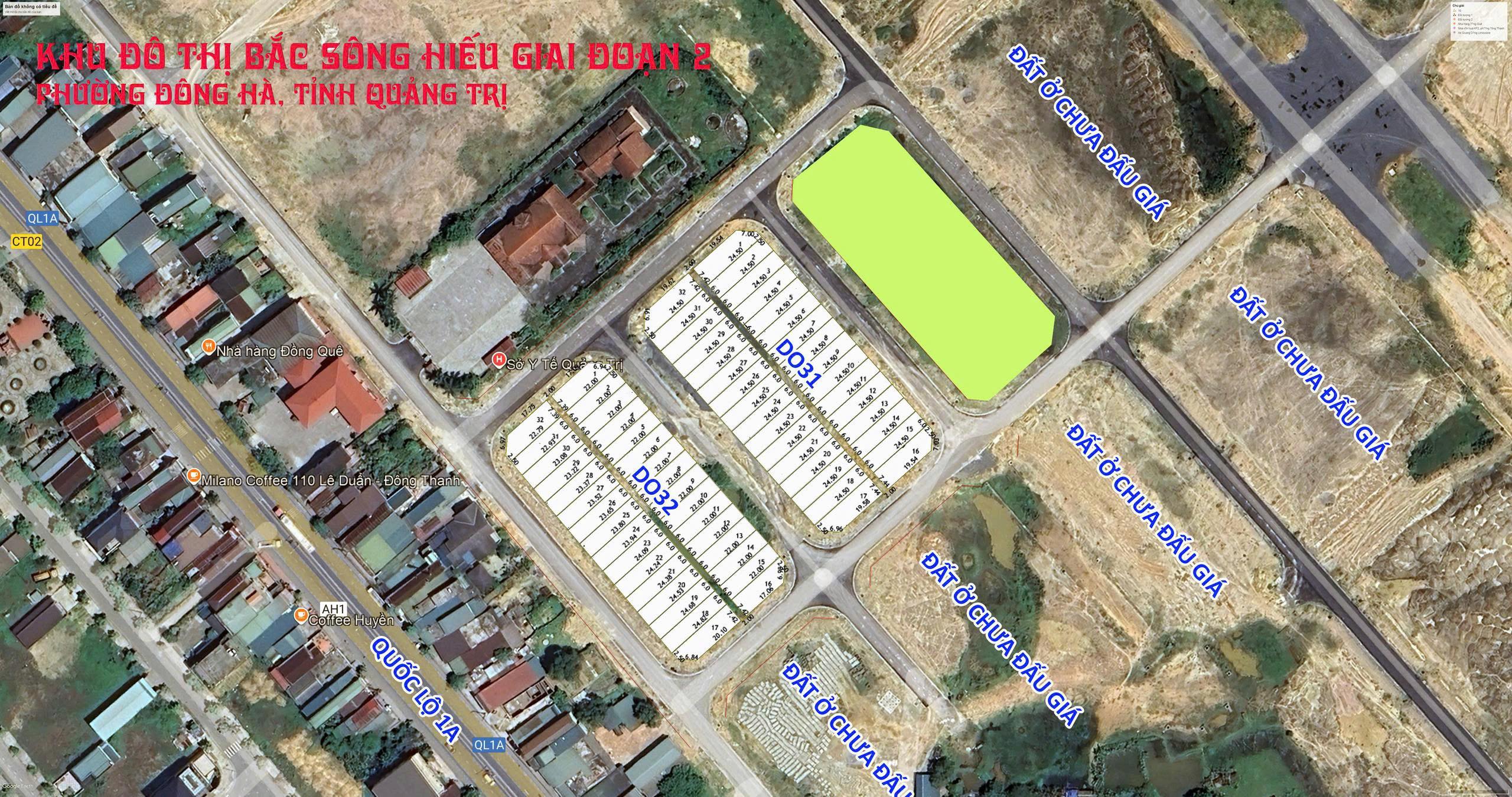 Quảng Trị đấu giá 32 lô đất ở khu đô thị Bắc sông Hiếu giai đoạn 2, giá khởi điểm thế nào?- Ảnh 2.