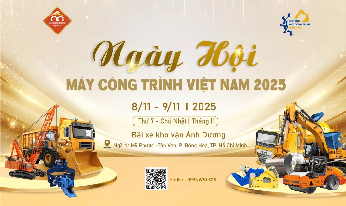 Ngày hội máy công trình Việt Nam 2025 - Nơi kết nối ngành xây dựng- Ảnh 1. Ngày hội máy công trình Việt Nam 2025 - Nơi kết nối ngành xây dựng- Ảnh 1.