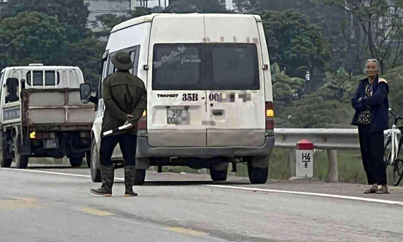 Hiện trường vụ tai nạn - Ảnh: Quốc Phương. Hiện trường vụ tai nạn - Ảnh: Quốc Phương.