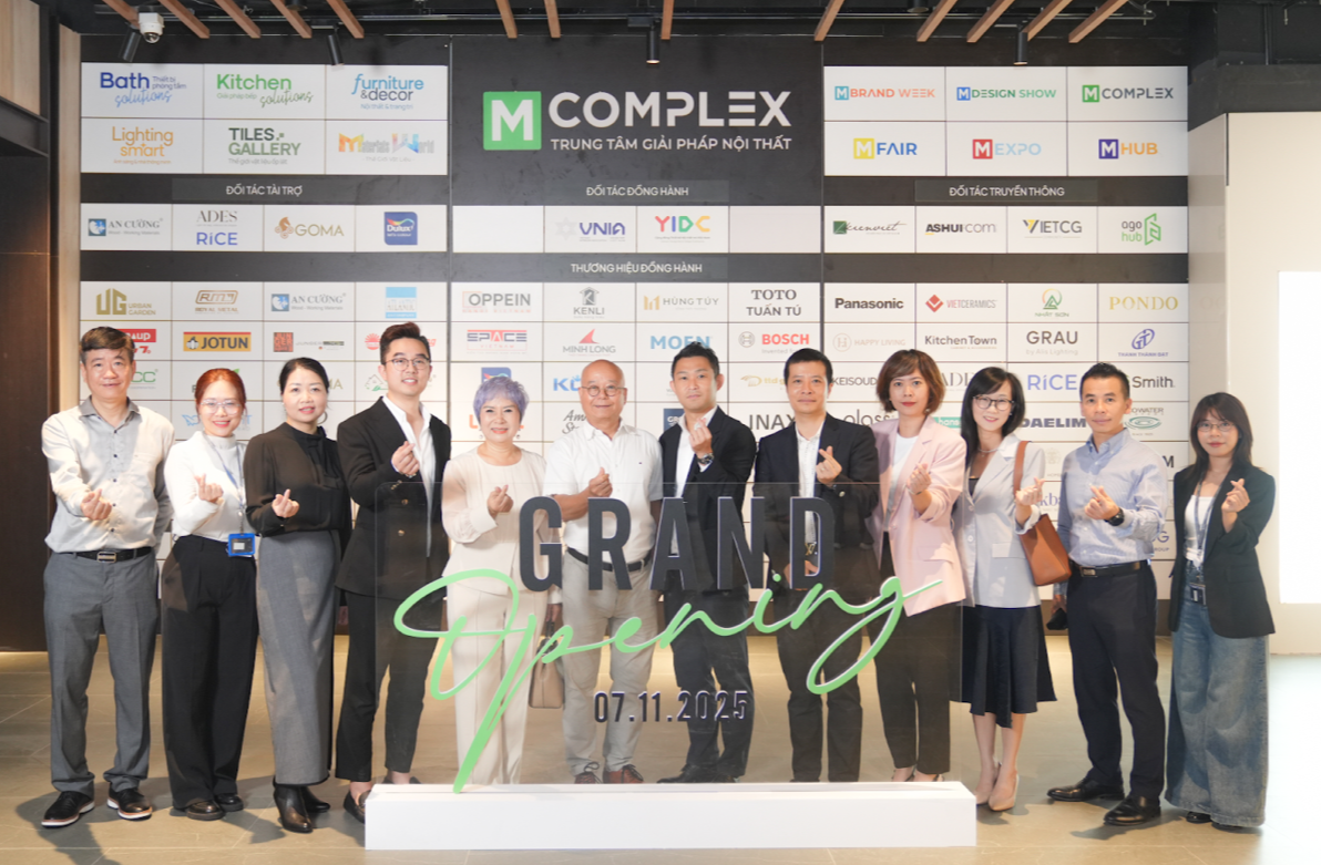 Khai trương Trung tâm vật liệu thiết bị hoàn thiện nội thất MComplex lớn nhất Việt Nam- Ảnh 2.