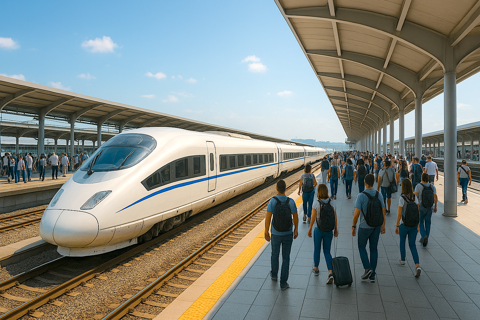 Bổ sung tuyến đường sắt tốc độ cao Hà Nội - Quảng Ninh phục vụ tới 4 triệu khách- Ảnh 2. Bổ sung tuyến đường sắt tốc độ cao Hà Nội - Quảng Ninh phục vụ tới 4 triệu khách- Ảnh 2.