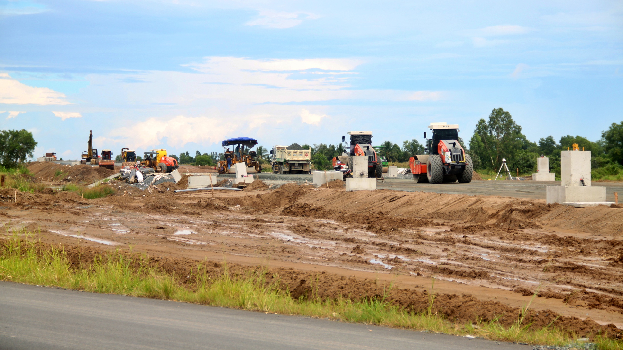 Tăng tốc thi công cao tốc qua Cà Mau- Ảnh 8. Tăng tốc thi công cao tốc qua Cà Mau- Ảnh 8.