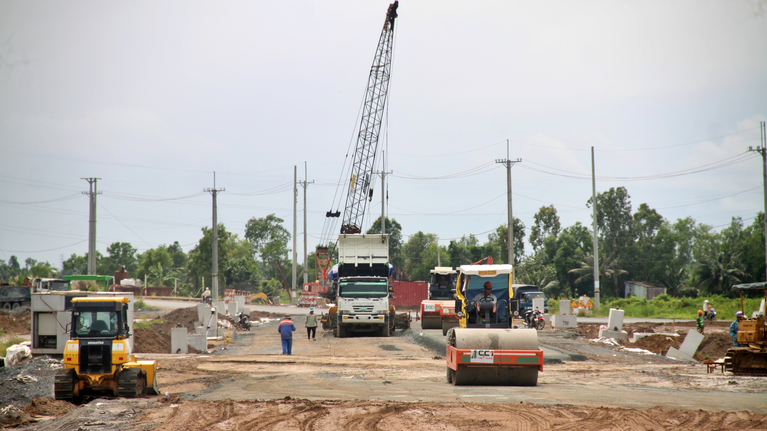 Tăng tốc thi công cao tốc qua Cà Mau- Ảnh 9. Tăng tốc thi công cao tốc qua Cà Mau- Ảnh 9.