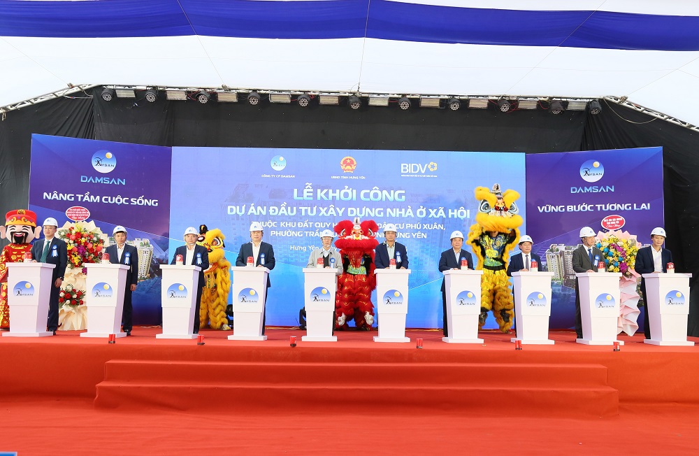 Hưng Yên: Khởi công dự án nhà ở xã hội gần 700 tỷ đồng- Ảnh 1.