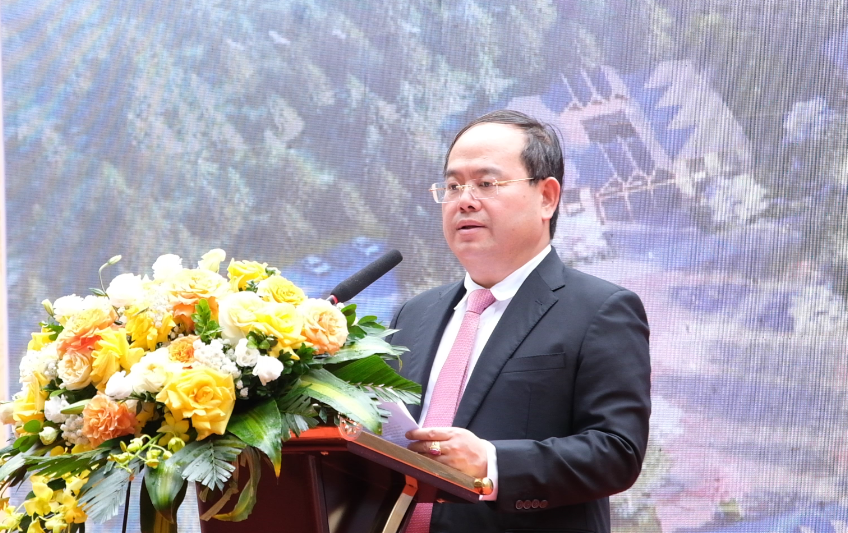 Bộ trưởng Trần Hồng Minh phát lệnh khởi công trường nội trú tại xã biên giới Cao Bằng- Ảnh 4. Bộ trưởng Trần Hồng Minh phát lệnh khởi công trường nội trú tại xã biên giới Cao Bằng- Ảnh 4.