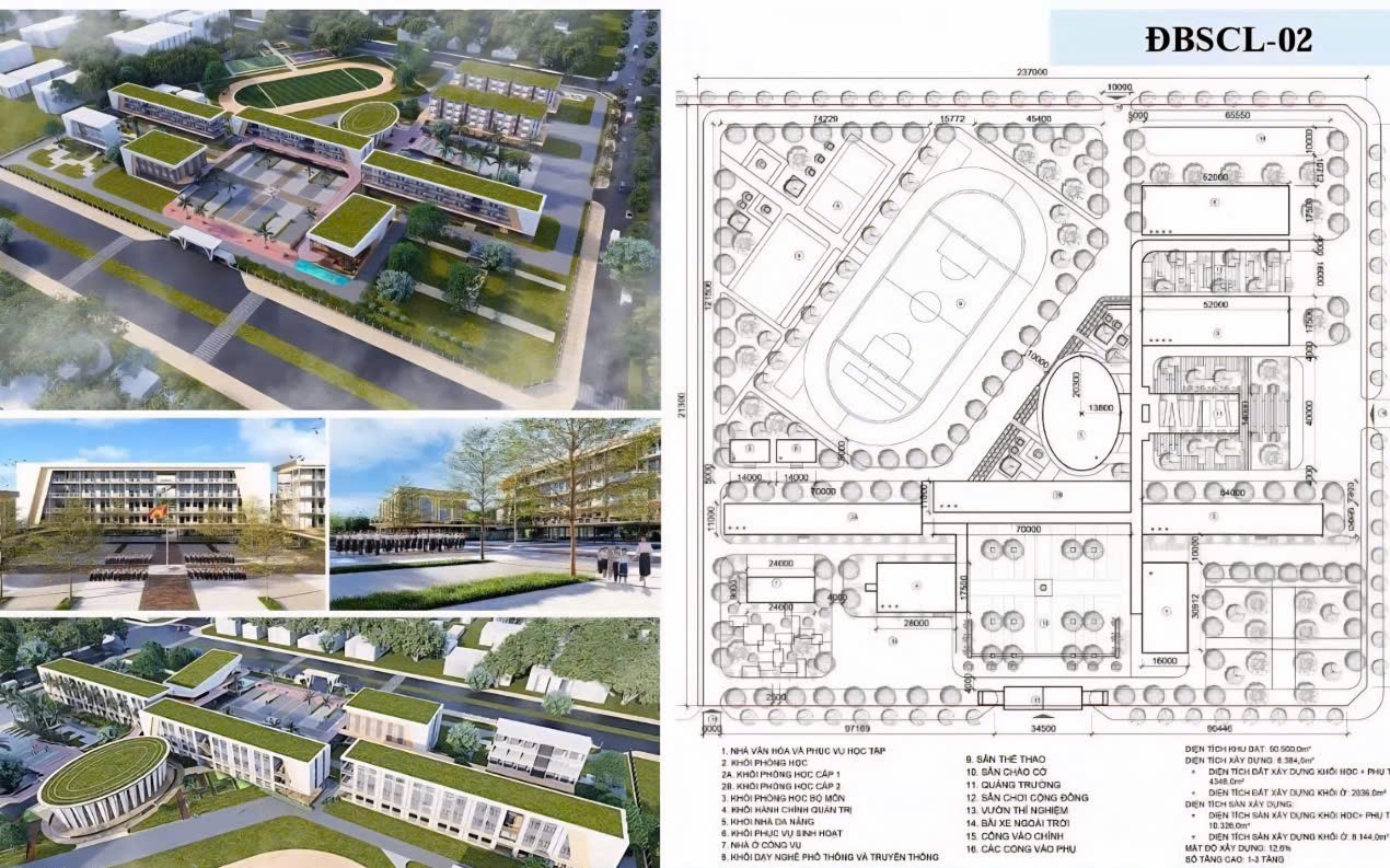 Bộ Xây dựng phổ biến 15 thiết kế mẫu trường nội trú liên cấp tại các xã biên giới đất liền- Ảnh 3. Bộ Xây dựng phổ biến 15 thiết kế mẫu trường nội trú liên cấp tại các xã biên giới đất liền- Ảnh 3.