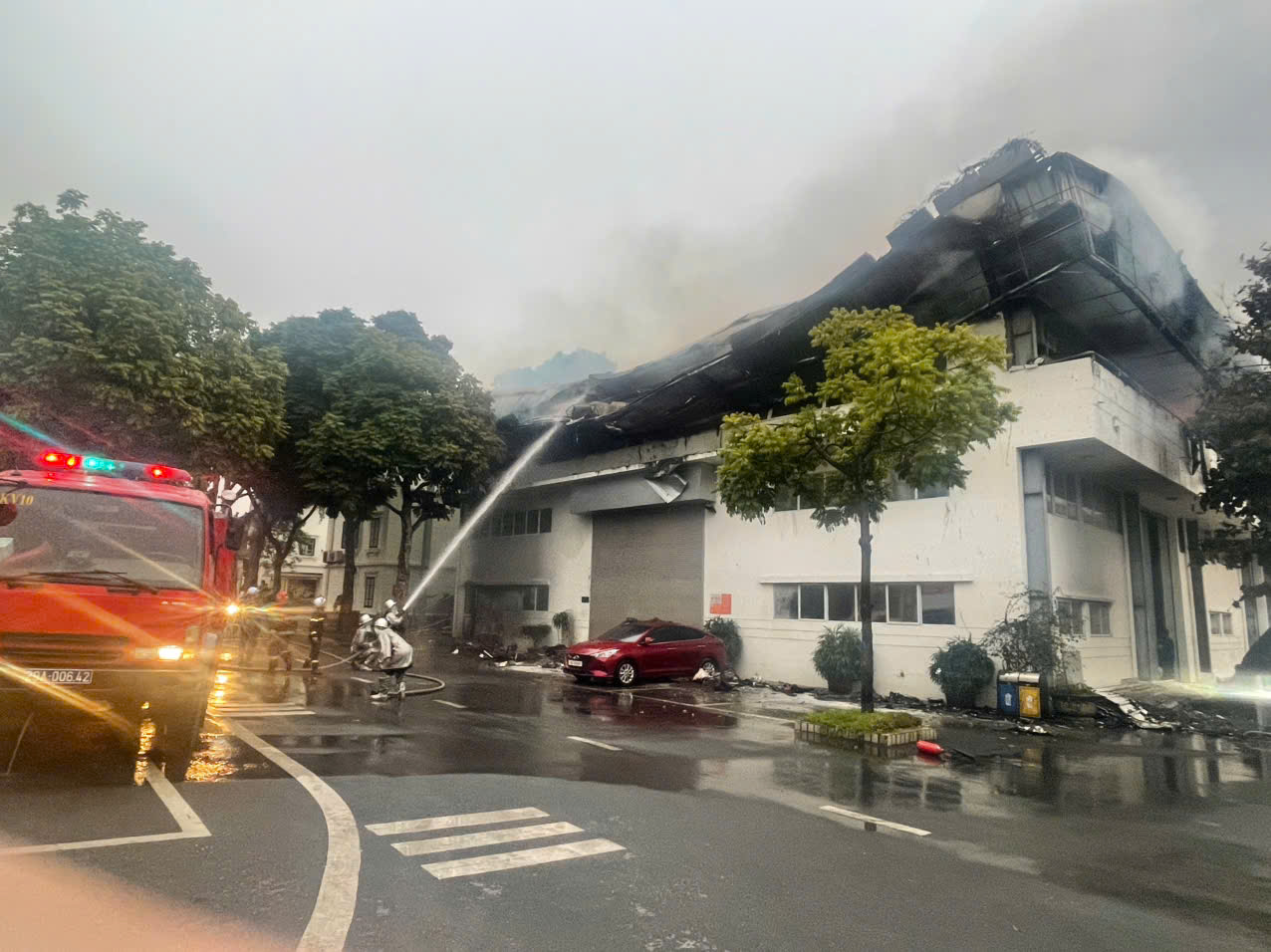 Điều tra vụ cháy tại Nhà máy Bia Hà Nội- Ảnh 1.