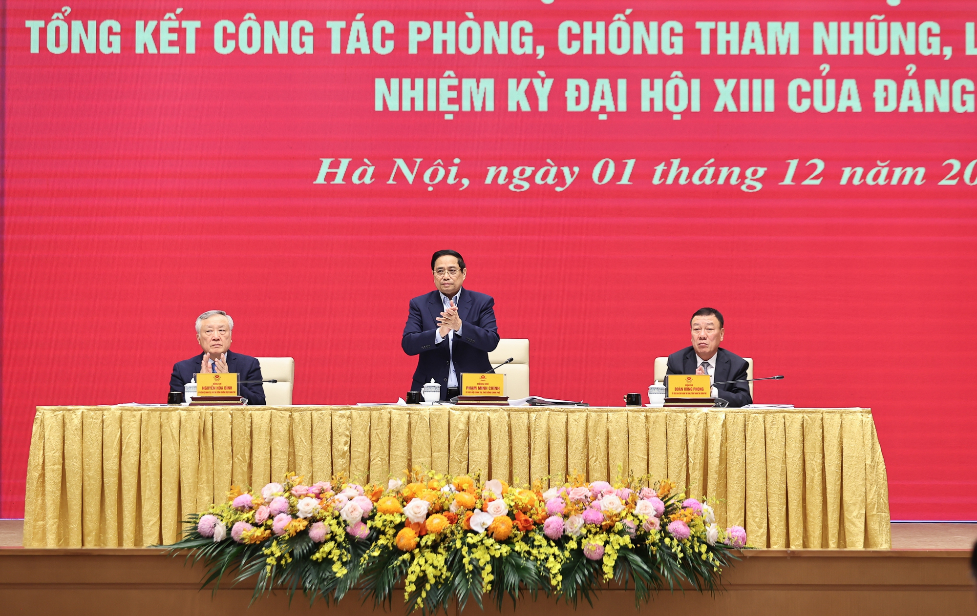 Thủ tướng chủ trì hội nghị tổng kết công tác phòng, chống tham nhũng, lãng phí, tiêu cực- Ảnh 1. Thủ tướng chủ trì hội nghị tổng kết công tác phòng, chống tham nhũng, lãng phí, tiêu cực- Ảnh 1.