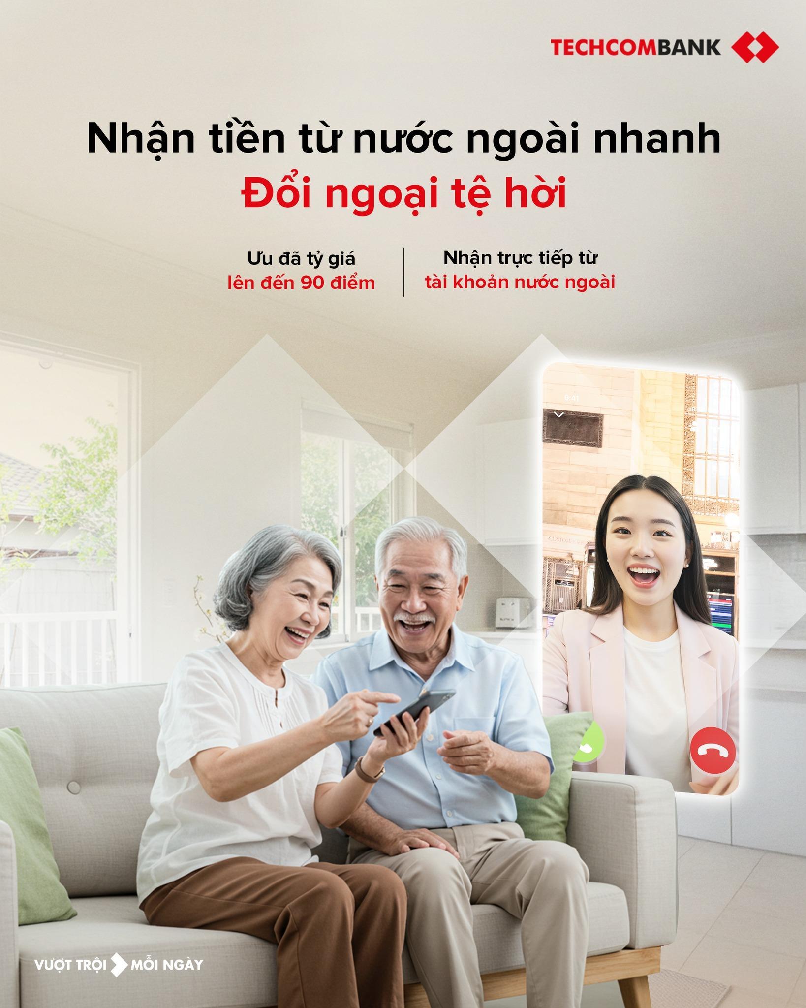 Chuyển kiều hối về nước, gửi trọn tình thân cùng Techcombank- Ảnh 1. Chuyển kiều hối về nước, gửi trọn tình thân cùng Techcombank- Ảnh 1.
