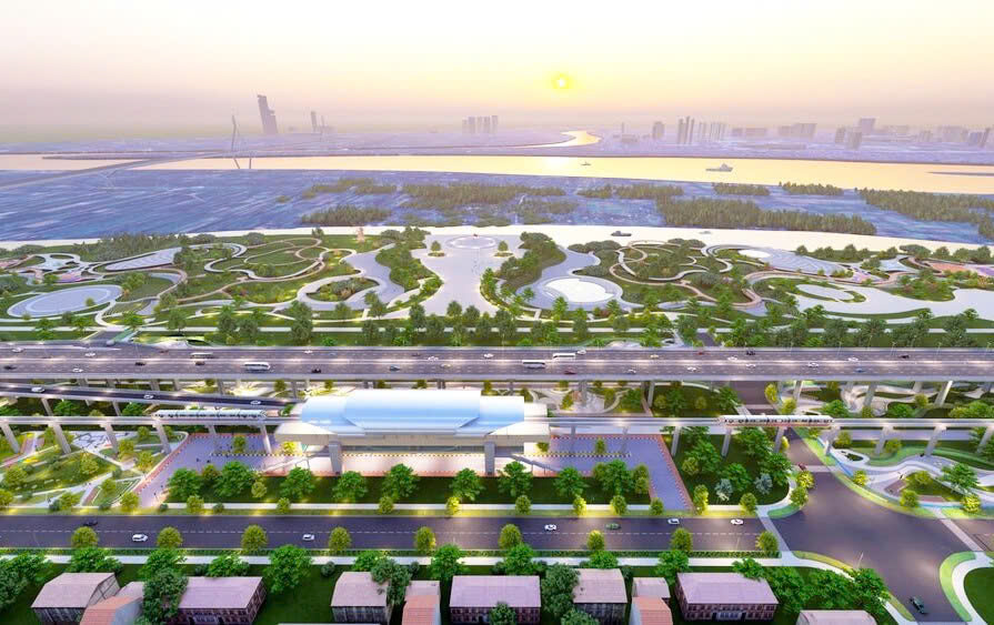 Hà Nội đề xuất chọn phương án đi trên đê hiện hữu cho đại lộ cảnh quan sông Hồng- Ảnh 1. Hà Nội đề xuất chọn phương án đi trên đê hiện hữu cho đại lộ cảnh quan sông Hồng- Ảnh 1.