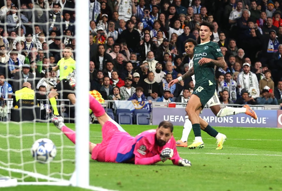 Real Madrid thất bại trước Man City tại Champions League- Ảnh 1. Real Madrid thất bại trước Man City tại Champions League- Ảnh 1.