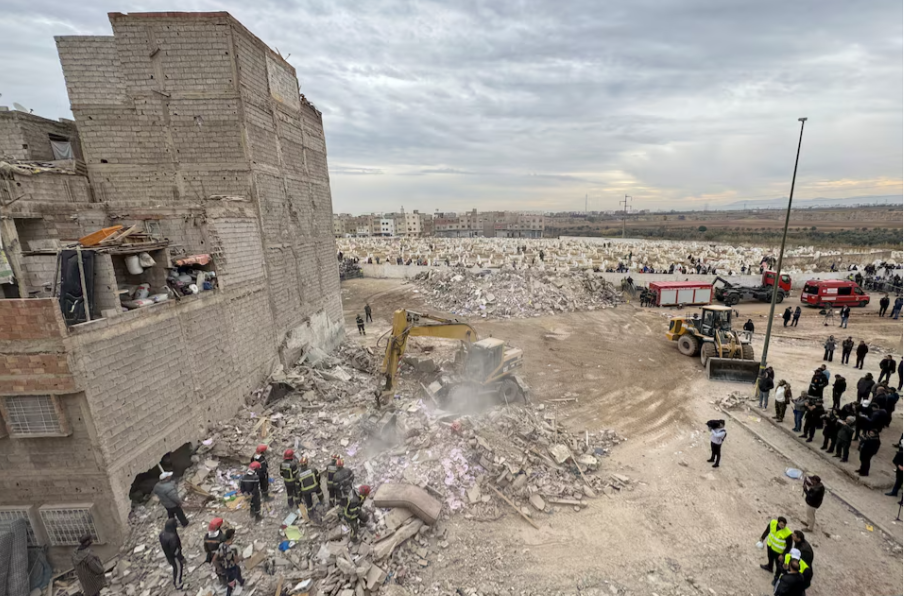 Morocco: Sập hai tòa nhà liền kề, ít nhất 22 người thiệt mạng- Ảnh 1. Morocco: Sập hai tòa nhà liền kề, ít nhất 22 người thiệt mạng- Ảnh 1.