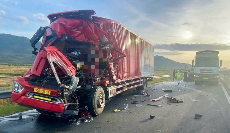 Hiện trường vụ tai nạn - Ảnh: B.H. Hiện trường vụ tai nạn - Ảnh: B.H.