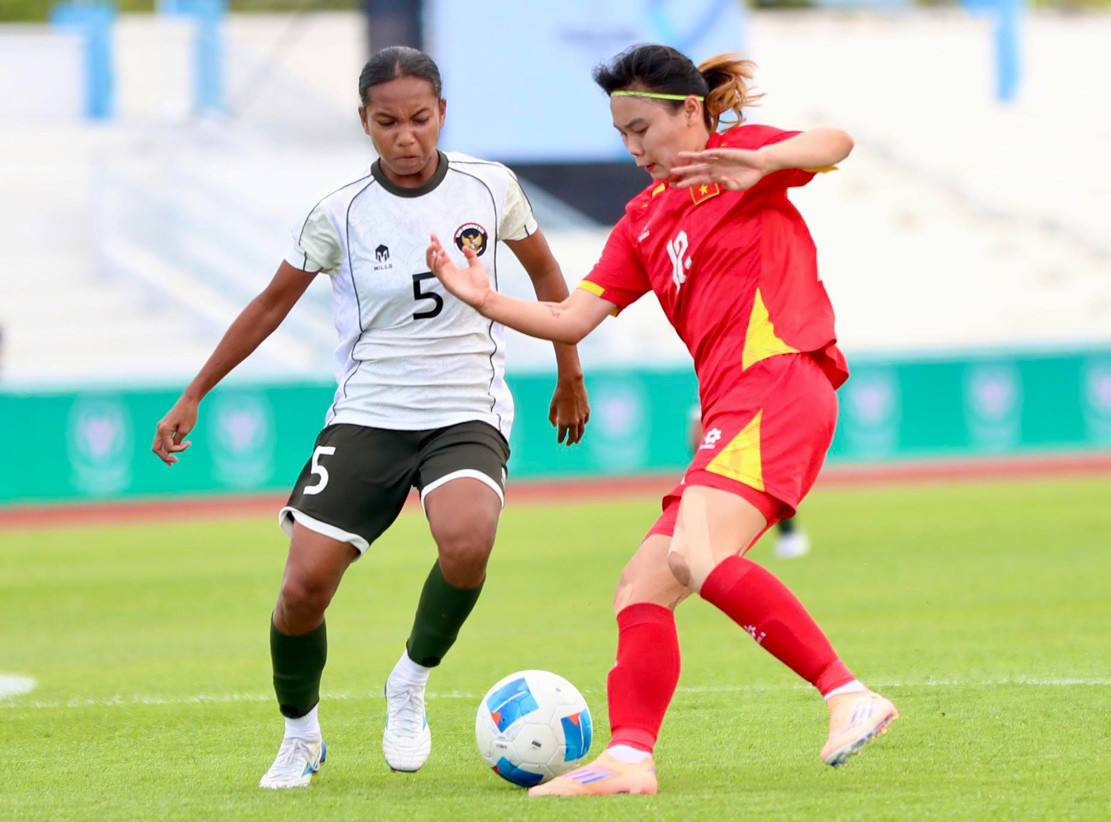 Thắng đậm Indonesia, đội tuyển nữ Việt Nam vào chung kết SEA Games 33- Ảnh 2. Thắng đậm Indonesia, đội tuyển nữ Việt Nam vào chung kết SEA Games 33- Ảnh 2.