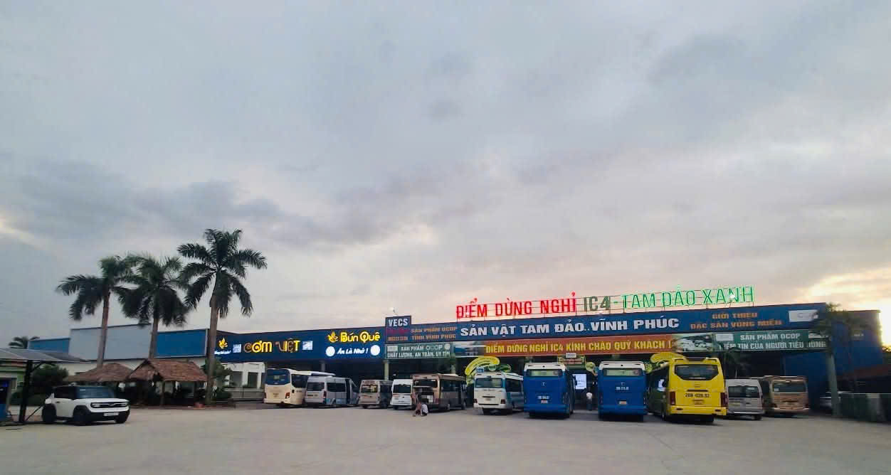 Trạm dừng nghỉ IC4 Tam Đảo Xanh khẳng định thương hiệu trên cao tốc Hà Nội - Lào Cai- Ảnh 1. Trạm dừng nghỉ IC4 Tam Đảo Xanh khẳng định thương hiệu trên cao tốc Hà Nội - Lào Cai- Ảnh 1.