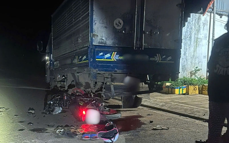 Hiện trường xảy ra vụ tai nạn. Hiện trường xảy ra vụ tai nạn.