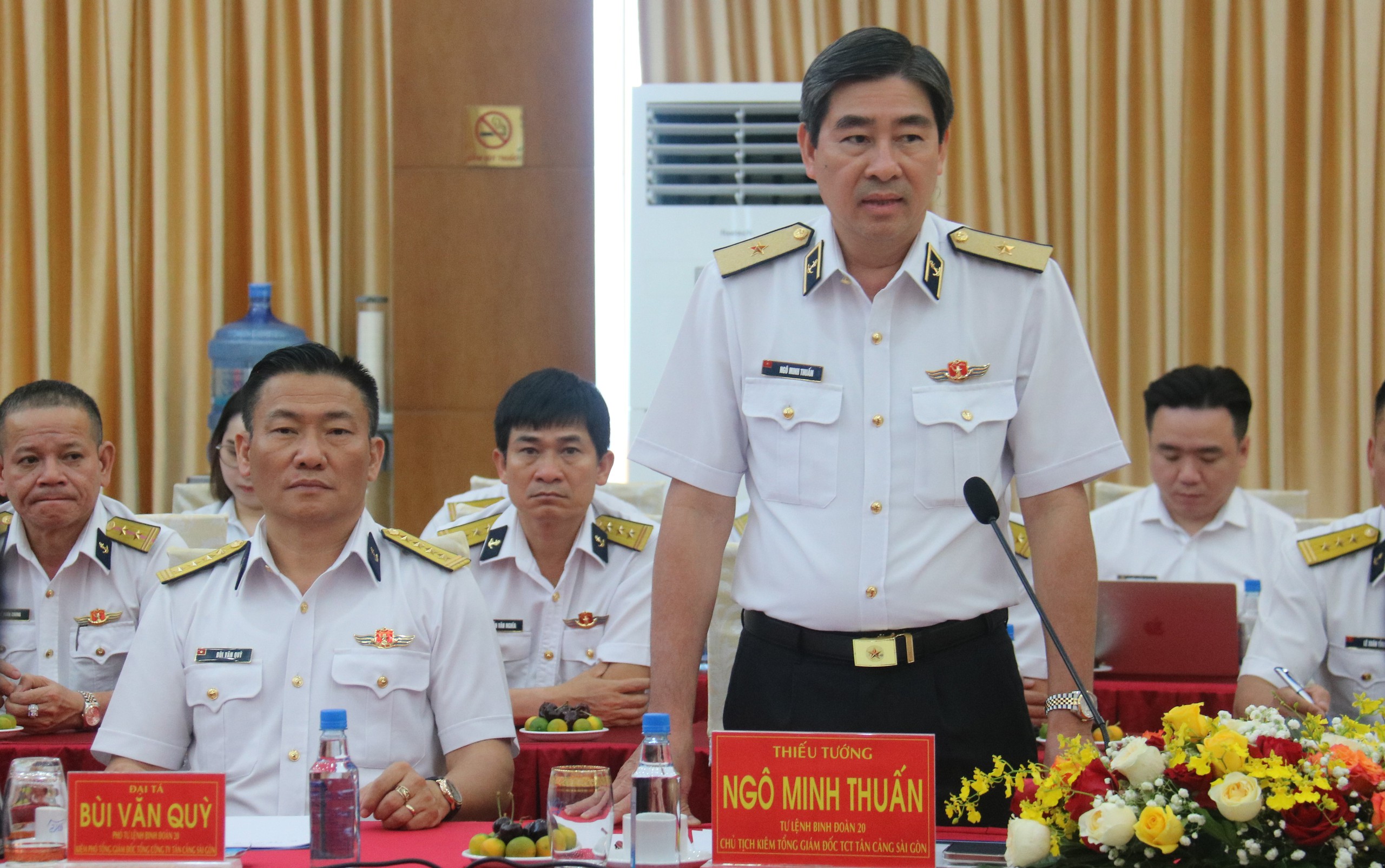 Thứ trưởng Nguyễn Xu&acirc;n Sang: T&acirc;n Cảng S&agrave;i G&ograve;n phải l&agrave; &ldquo;đầu t&agrave;u&rdquo; tối ưu khai th&aacute;c cảng biển- Ảnh 1.