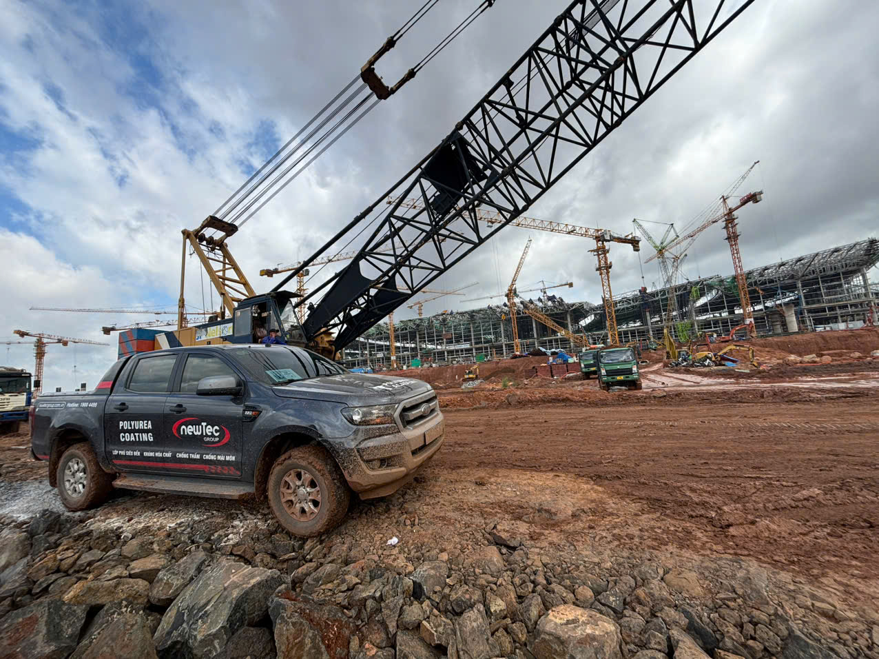 Vật liệu Newtec - &ldquo;L&aacute; chắn chất lượng&rdquo; tại dự &aacute;n s&acirc;n bay Long Th&agrave;nh- Ảnh 1.